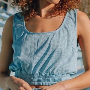 NWT DAILY DRILLS MESH JERSEY TOP